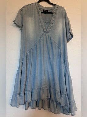 Heyson blue flowy dress